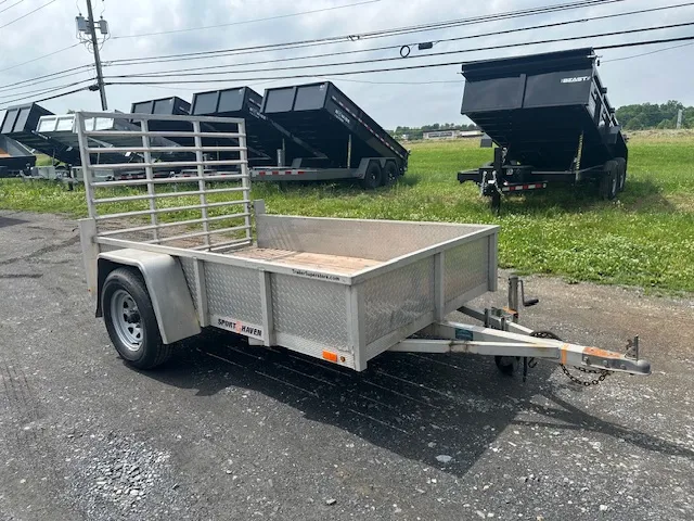 2015 Sport Haven 5×8 Aluminum Utility Trailer – ATP Sides