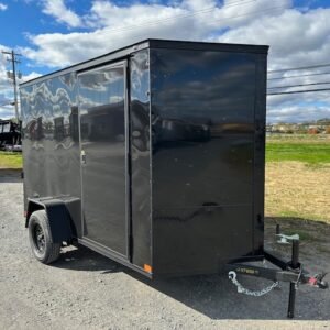 Covered Wagon 6 x 10 Enclosed Trailer – Ramp Door – Blackout