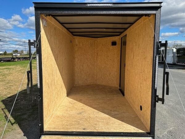 Covered Wagon 6 x 10 Enclosed Trailer – Ramp Door – Blackout - Image 6