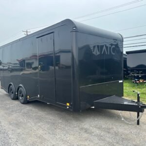 ATC 8.5 x 20 Aluminum Enclosed Car Trailer – Blackout
