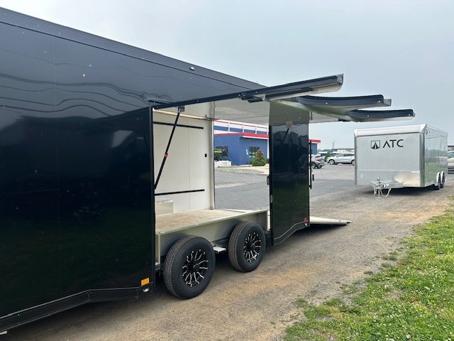 ATC 8.5 x 20 Aluminum Enclosed Car Trailer – Blackout - Image 9