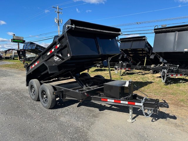 CAM Superline 6 x 10 Dump Trailer – Ladder Ramps