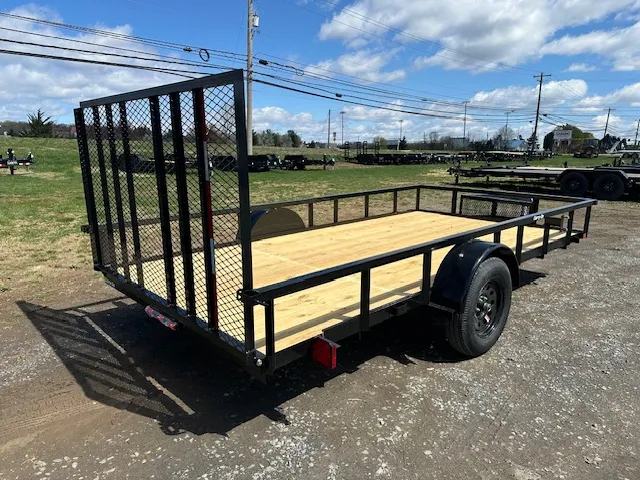 Carry-On 7 x 14 Landscape Utility Trailer – Pipe Top - Image 4