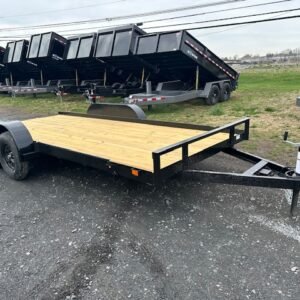 Carry-On 7 x 16 Open Car Trailer – Stabilizer Jacks