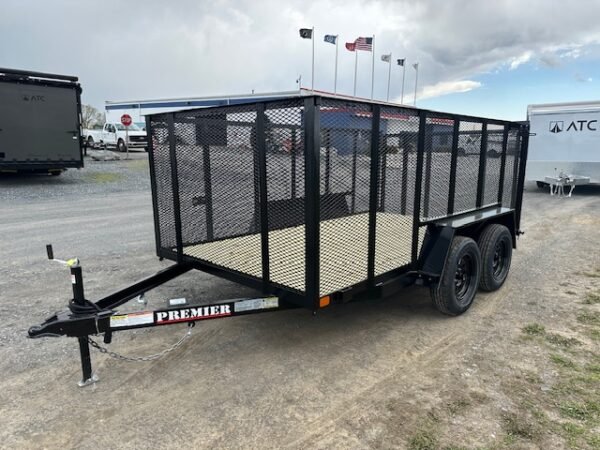 Premier 6.4 x 12 Landscape Utility Trailer – 48″ Mesh Sides - Image 5