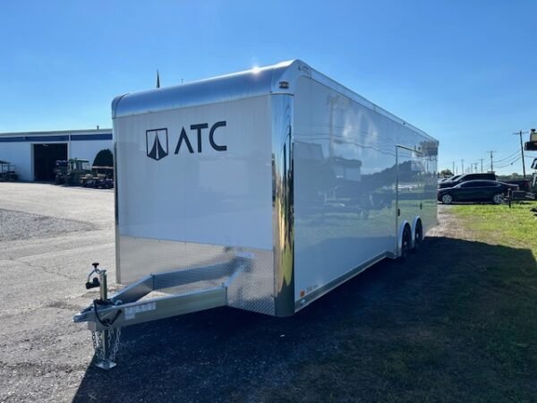 ATC 8.5 x 28 Enclosed Aluminum Car Trailer – Rear Spoiler - Image 4