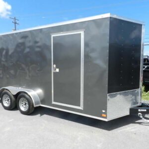 Covered Wagon 7’x16′ Enclosed Trailer — 12″ Added Height