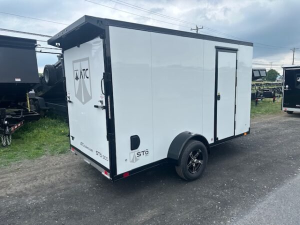 ATC 6 x 12 Aluminum Enclosed Cargo Trailer – Black Trim - Image 5