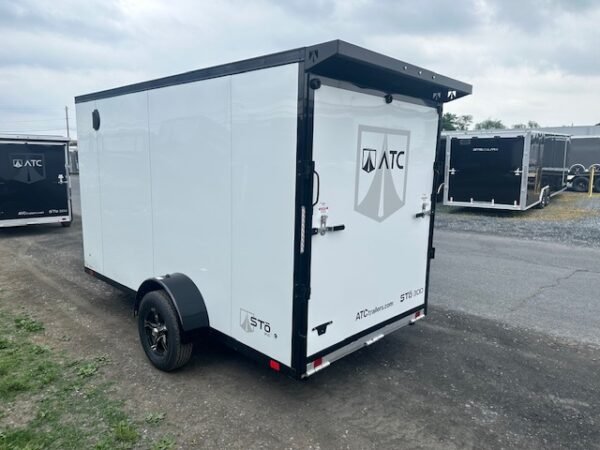 ATC 6 x 12 Aluminum Enclosed Cargo Trailer – Black Trim - Image 7