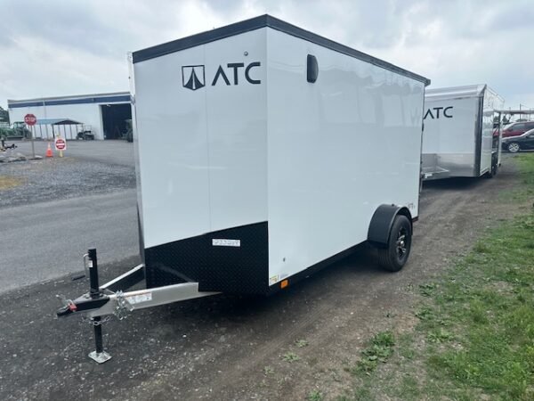 ATC 6 x 12 Aluminum Enclosed Cargo Trailer – Black Trim - Image 4