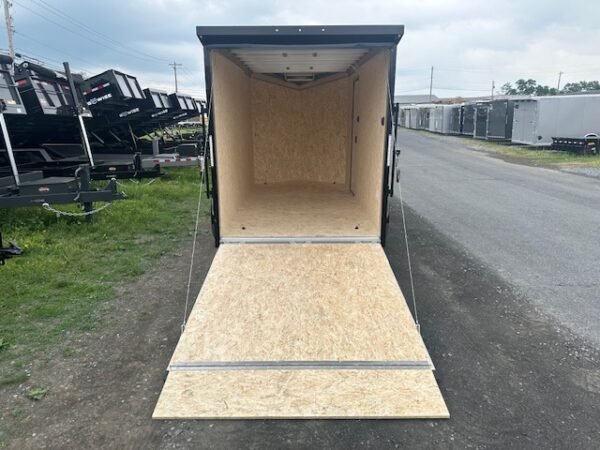 ATC 6 x 12 Aluminum Enclosed Cargo Trailer – Black Trim - Image 3