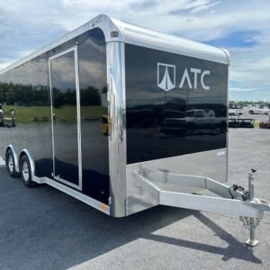 ATC 8.5 x 20 Aluminum Enclosed Car Hauler – Premium Escape Door