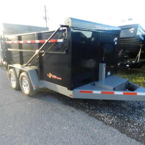 BWise 7 x 12 Ultimate Dump Trailer – Rear Hydraulic Gate