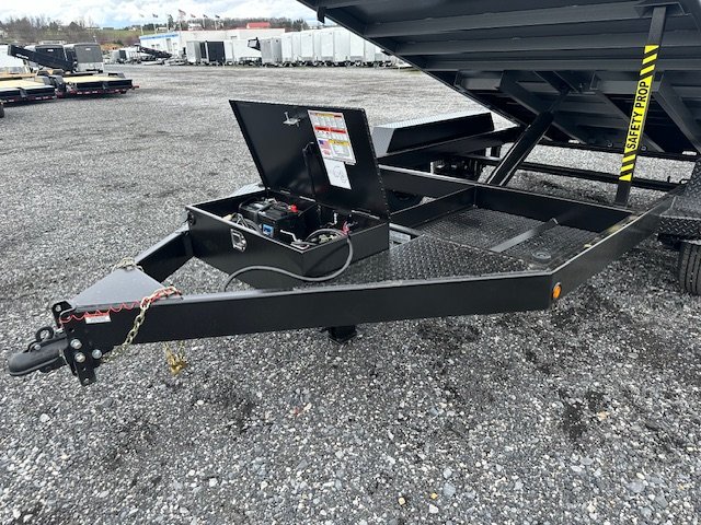 BWise 7 x 12 Low Profile Dump Trailer – Hydraulic Jack - Image 6