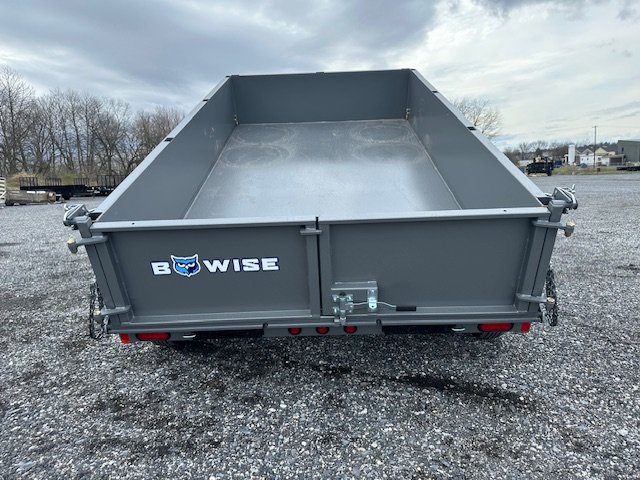 BWise 7 x 12 Low Profile Dump Trailer – Hydraulic Jack - Image 3