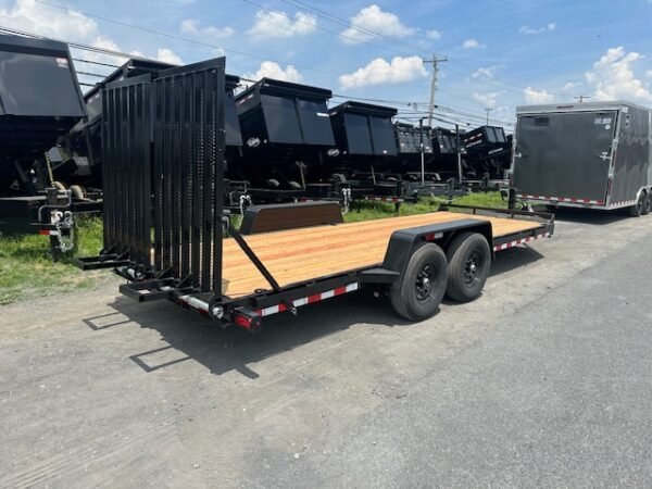 BWise 7 x 20 Heavy Duty Equipment Trailer – Landscape Gate - Image 6