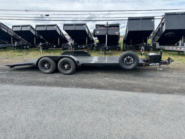 BWise 7 x 20 Power Tilt Car Trailer – Full Steel Deck - Image 6