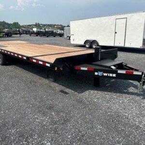 BWise 8 x 26 Deckover Equipment Trailer – Split Tilt Deck