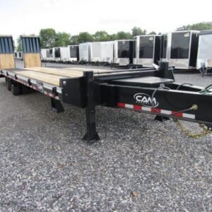 CAM Superline 8 x 32 Heavy Equipment Trailer – Air Powered Ramps