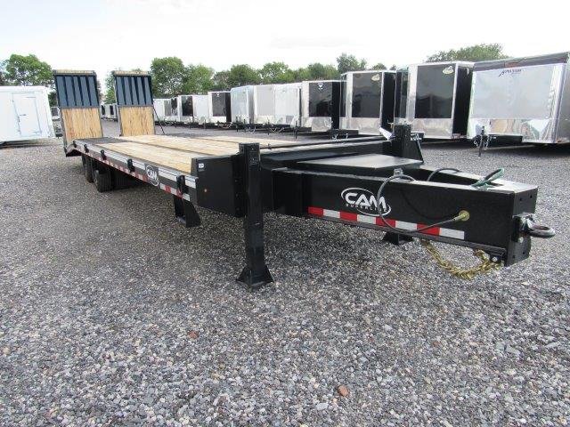 CAM Superline 8 x 32 Heavy Equipment Trailer – Air Powered Ramps