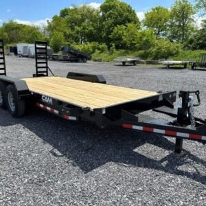 CAM Superline 7 x 18 Equipment Trailer – Self-Clean Beavertail