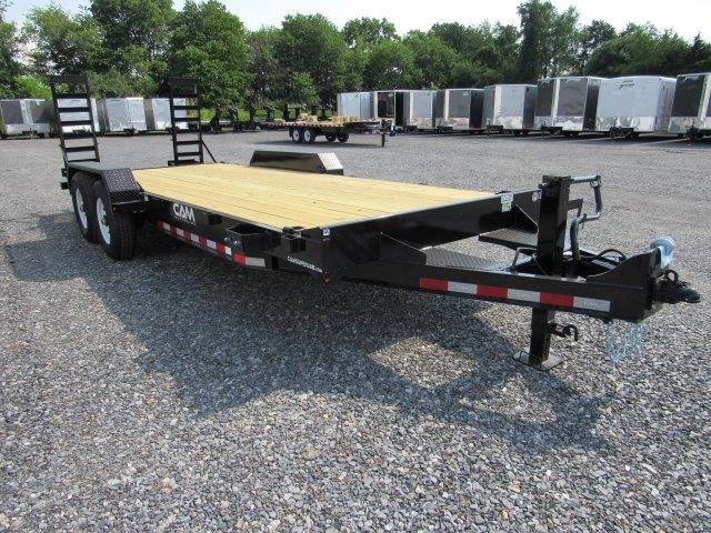 CAM Superline 7 x 20 Equipment Trailer – Self-Clean Beavertail