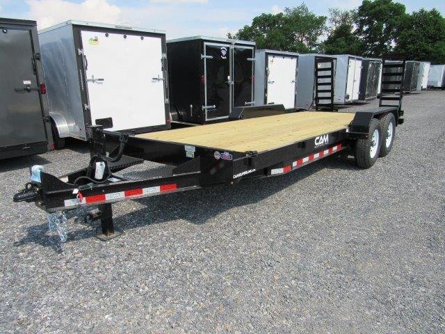 CAM Superline 7 x 20 Equipment Trailer – Self-Clean Beavertail - Image 4