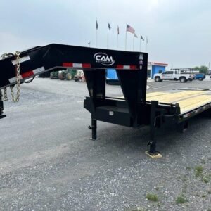 CAM Superline 8 x 25 Deckover Gooseneck Equipment Trailer