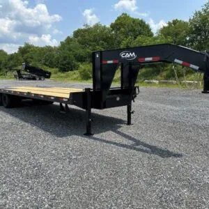 CAM Superline 8 x 30 Deckover Gooseneck Equipment Trailer