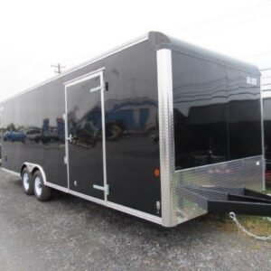 Car Mate 8.5×24 Enclosed Car Hauler – Awning Style Door
