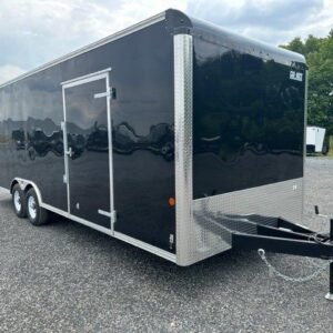 Car Mate 8.5 x 24 Enclosed Car Trailer – 6″ Added Height