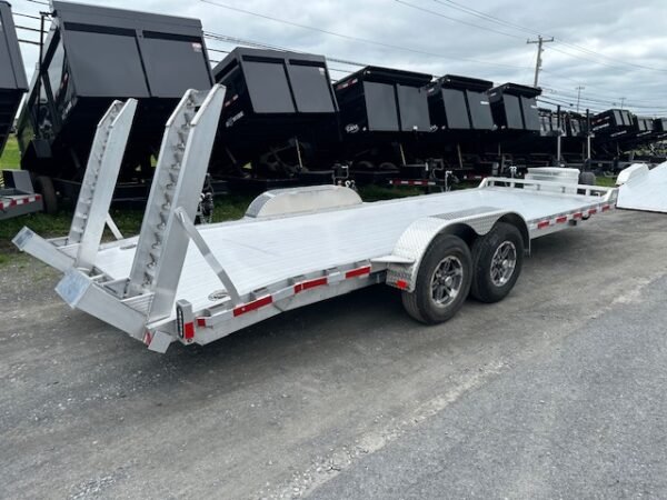Cargo Pro 6.5 x 22 Aluminum Equipment Trailer – Ladder Ramps - Image 5