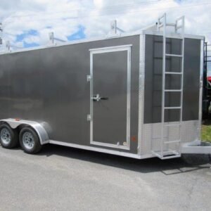 Cargo Pro 7×18 Contractor Package Enclosed V-Nose Trailer
