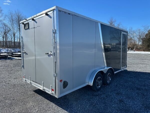 Cargo Pro 7.5 x 18 Aluminum Enclosed Trailer – Rubber Coin Floor - Image 7