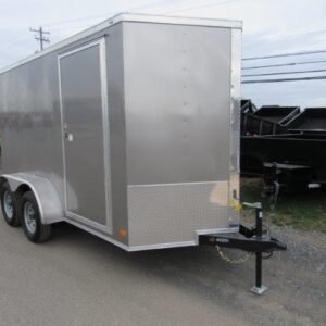 Covered Wagon 6 x 12 Dual Axle Enclosed Cargo Trailer – Ramp Door