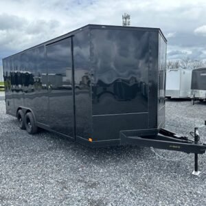 Covered Wagon 8.5 x 20 Enclosed Car Hauler – Blackout Package