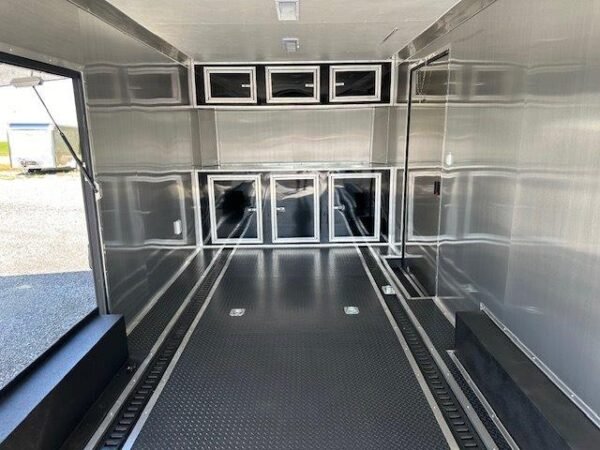 Covered Wagon 8.5 x 24 Enclosed Car Trailer – Awning Escape Door - Image 6