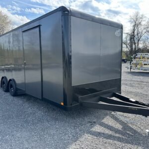 Covered Wagon 8.5 x 24 Enclosed Car Trailer – 12″ Added Height