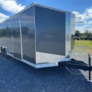 Covered Wagon 8.5 x 24 Enclosed Car Trailer – Aluminum Wheels