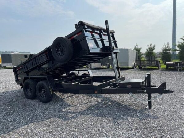 Covered Wagon 7 x 14 Prospector Dump Trailer – Telescopic