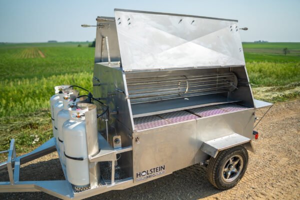 Model 7260CSS Towable Charcoal Grill – Stainless - Image 7
