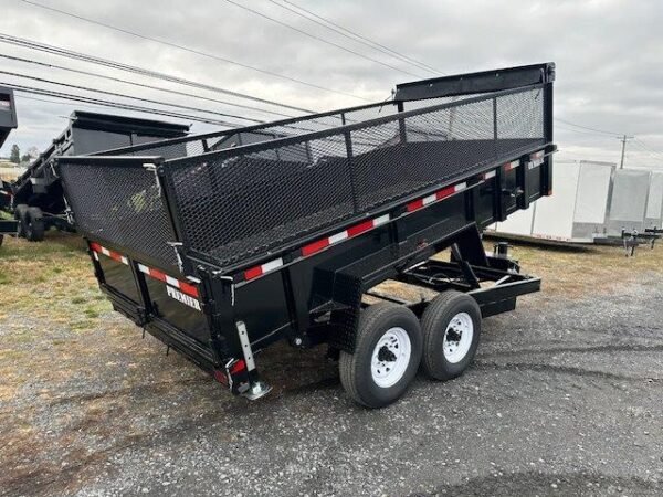 Premier 7 x 14 Dump Trailer – 24″ Mesh Side Extensions - Image 6