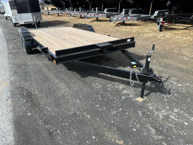 Premier 7 x 18 Wood Deck 10k Open Car Trailer – Slide Out Ramps - Image 8