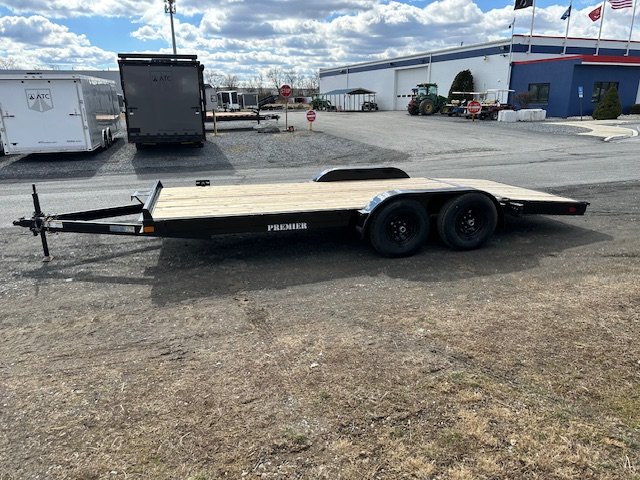 Premier 7 x 18 Wood Deck 10k Open Car Trailer – Slide Out Ramps - Image 5