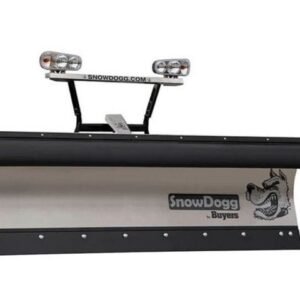 SnowDogg TE 7′ 5″ Stainless Steel Straight Blade Snow Plow