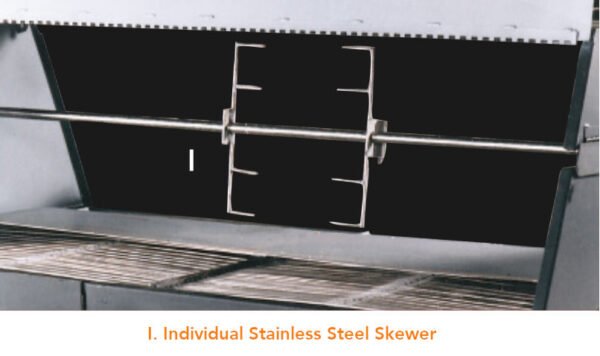 Model 7240CSS Towable Charcoal Grill – Stainless - Image 41
