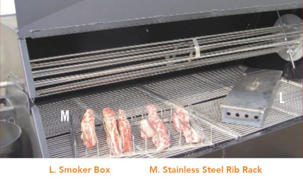Model 7240CSS Towable Charcoal Grill – Stainless - Image 34