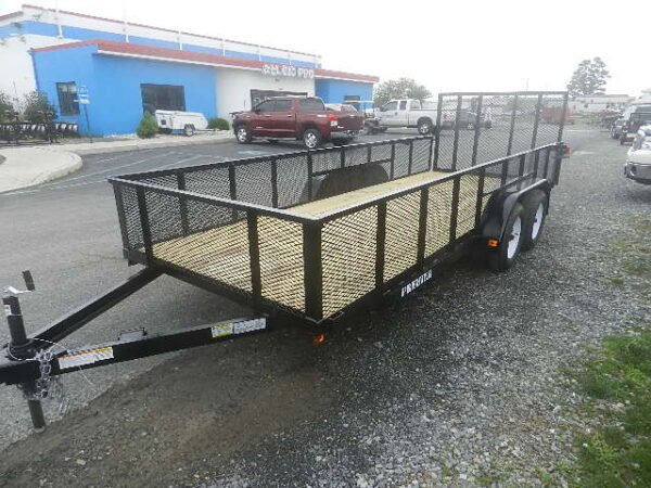 Premier 6.4 x 20 Landscape Utility Trailer – 24″ Mesh Sides!