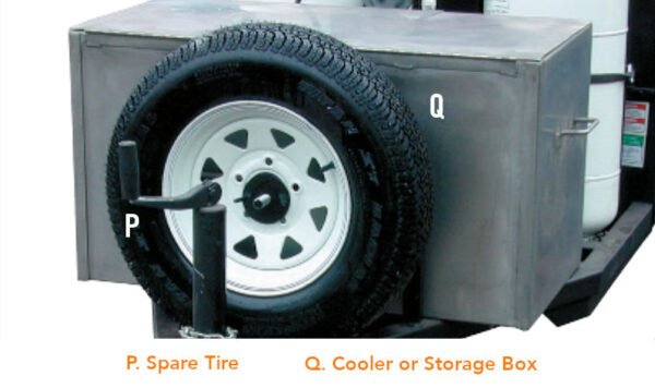 Model 7240CSS Towable Charcoal Grill – Stainless - Image 32