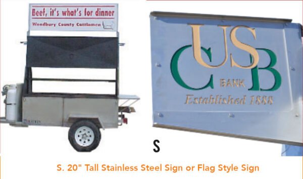 Model 7240CSS Towable Charcoal Grill – Stainless - Image 30
